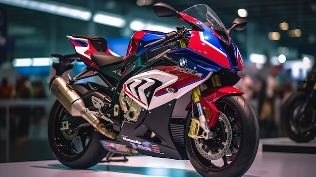 BMW S1000 RR Sport Super Ike em uma bela exibição de IA generativa