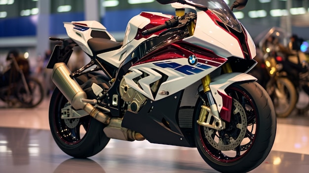 BMW S1000 RR Sport Super Ike em uma bela exibição de IA generativa