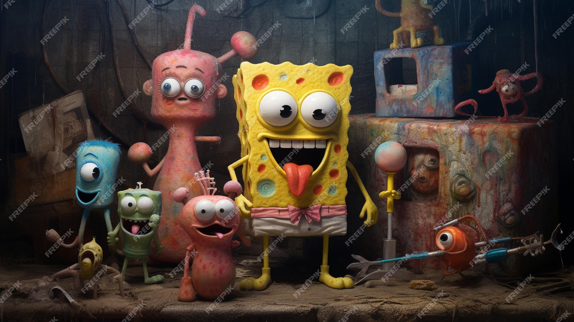 bob esponja wallpaper 4k