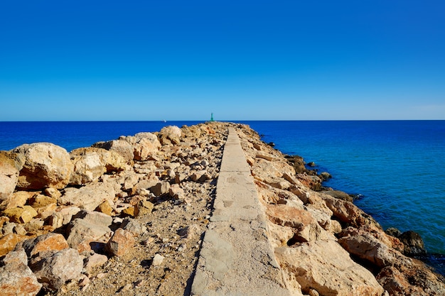 Foto boca do rio cullera xuquer jucar em valência