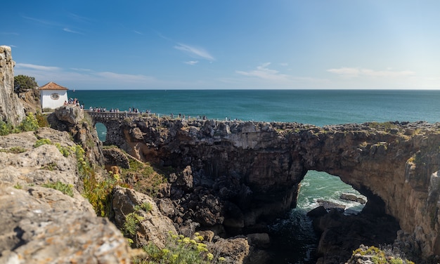 La boca del infierno de Cascais en Portugal.