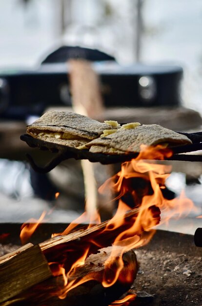 Foto bocadillos de senderismo