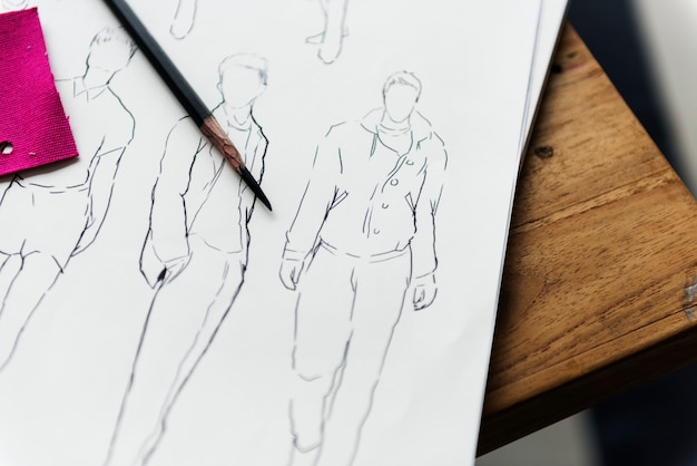 Boceto en un papel