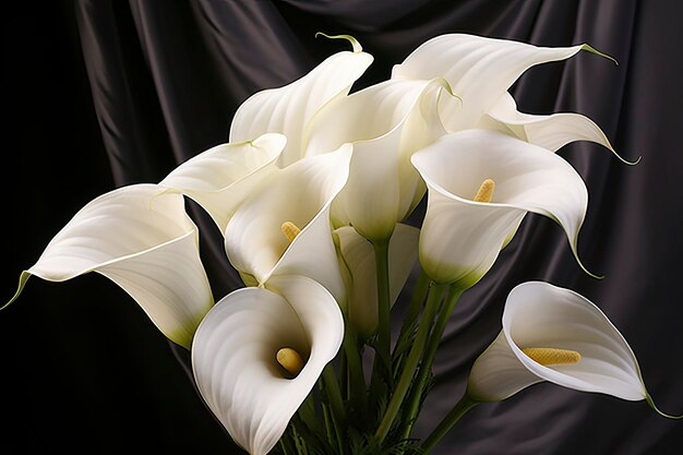 Foto boda blanca naturaleza lirio belleza flor planta flor flora calla