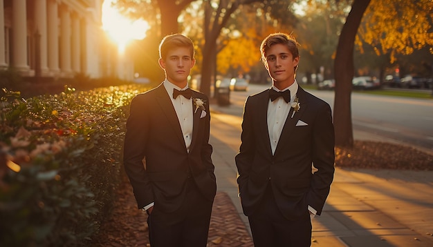 La boda de dos hombres homosexuales