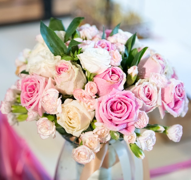 Boda flores decoración concepto de amor