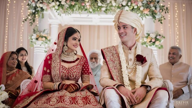 Foto la boda india es elegante