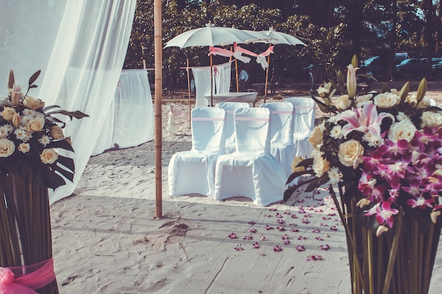 Boda en la playa