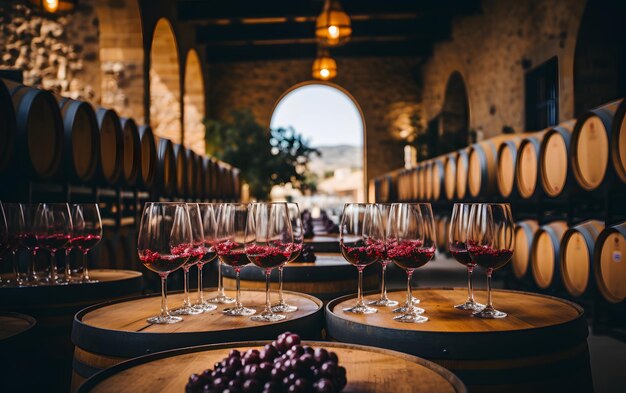 Foto bodega de vino de una bodega