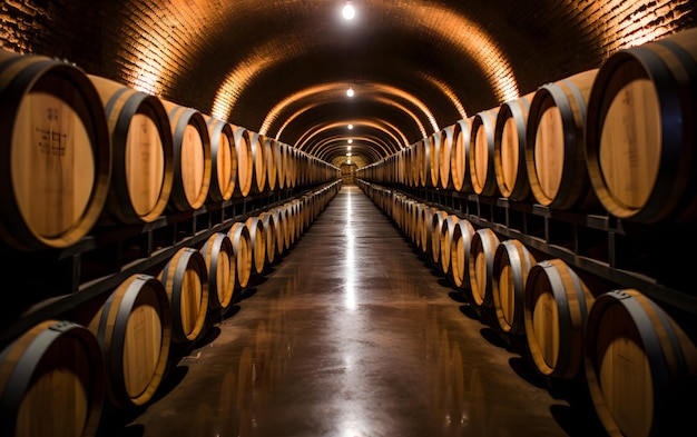 bodega de vino de una bodega