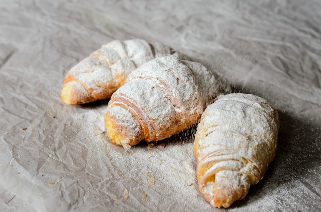 Bodegón de croissants.