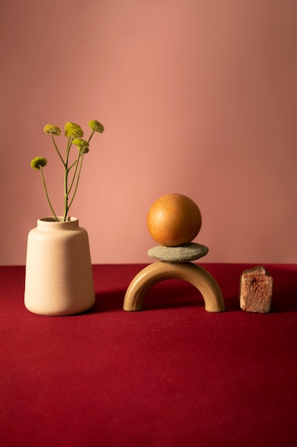 Foto bodegón con plantas deco.