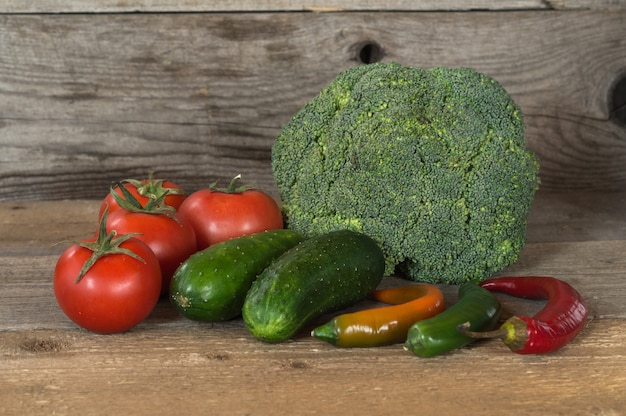 Bodegón con verduras