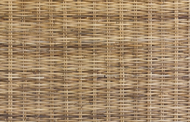Bodenbelag aus Rattanholz.