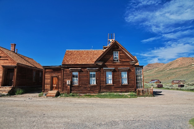 Bodie, cidade abandonada de garimpeiros, EUA