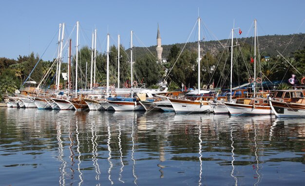 Bodrum Marina de Mugla Turquía