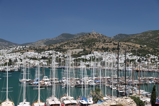 Bodrum-Stadt in der Stadt Mugla Türkei