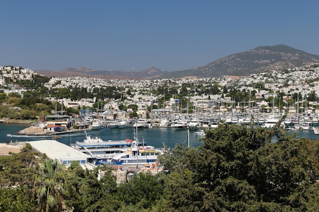 Bodrum-Stadt in der Türkei