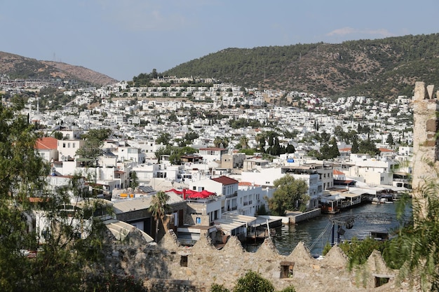 Bodrum-Stadt in der Türkei