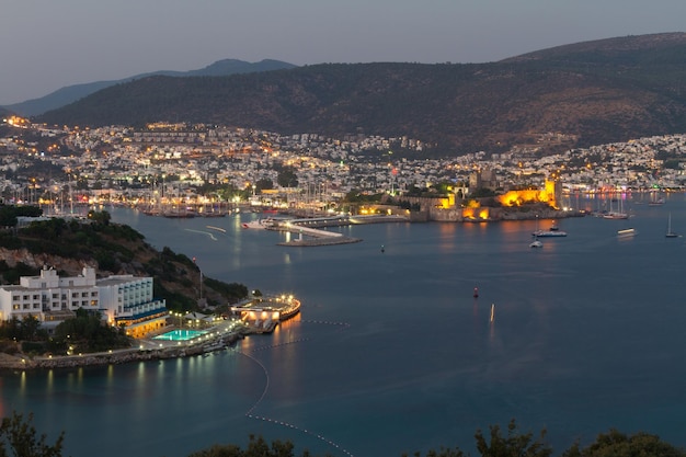 Bodrum-Stadt von Mugla Türkei