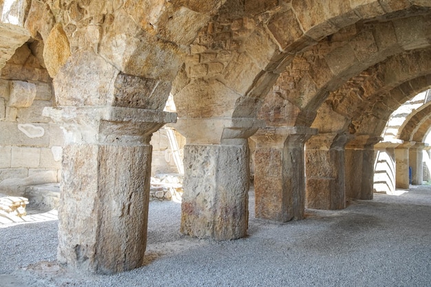 Bögen in Tripolis auf der Meander Ancient City in Denizli Turkiye