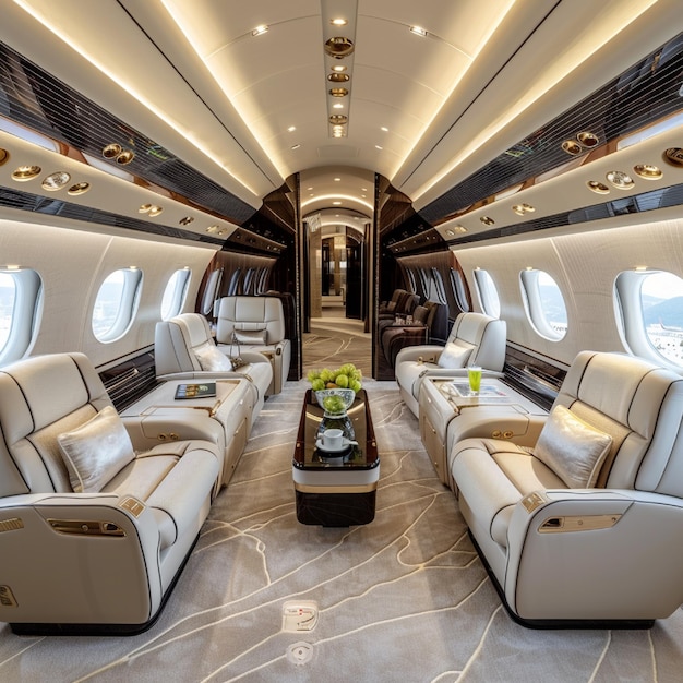 Un Boeing MAX VIP adaptado para uso privado con interiores personalizados y aviónica de última generación