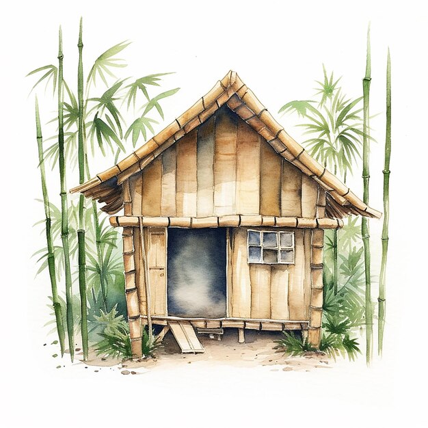Foto bohemian bamboo hut retreat (resort de cabanas de bambu da boêmia)