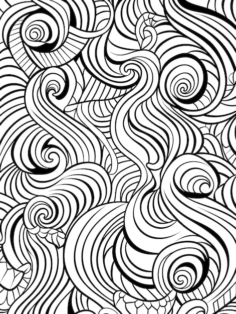 Foto bohemian mindful patterns malseite schwarz-weiß