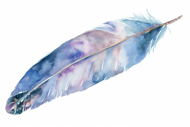 Boho Native American Feather Neutral Tons de castanho