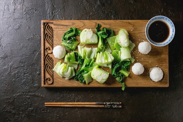 Bok Choy con Arroz