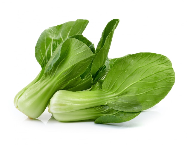 Bok Choy auf Leerraum