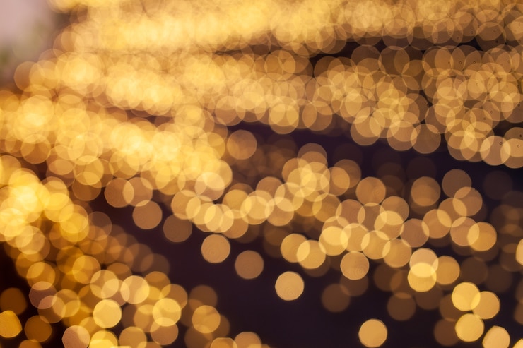 Foto bokeh abstracto noche en el fondo de la ciudad.