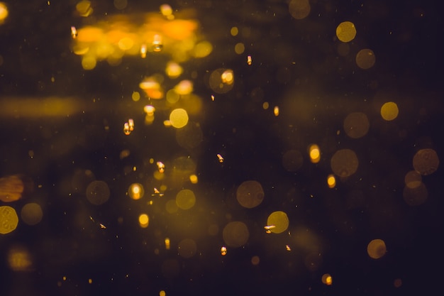 Bokeh abstracto oro de lujo