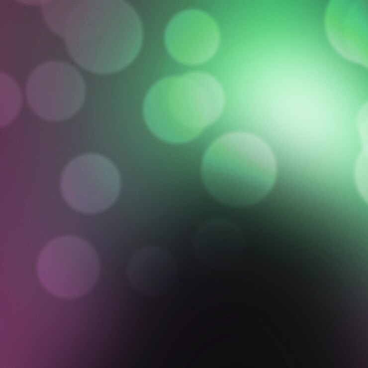 Bokeh abstracto verde negro pequeño fondo claro redondo
