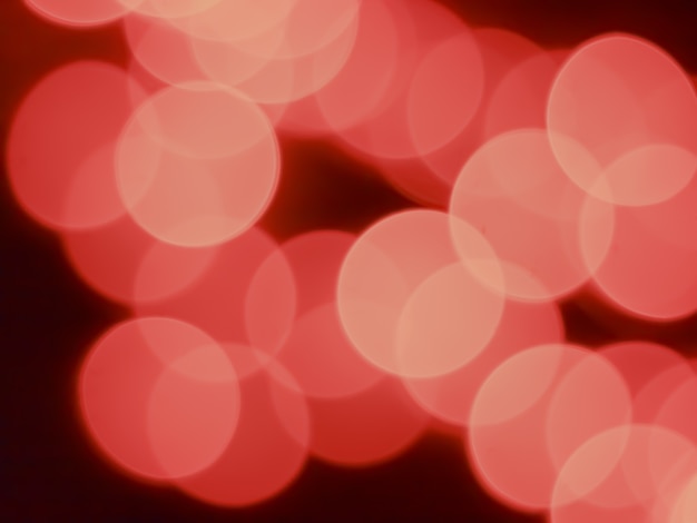 Bokeh abstrakter Hintergrund mit weicher roter heller Farbe