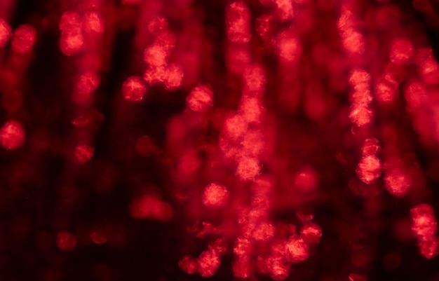 Bokeh abstrakter Hintergrund und Textur mit roter Farbe