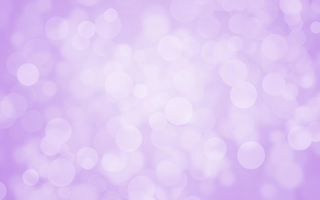 Bokeh abstrato bonito em tons de roxo e branco para fundos festivos