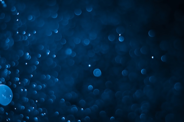 bokeh abstrato com cor azul