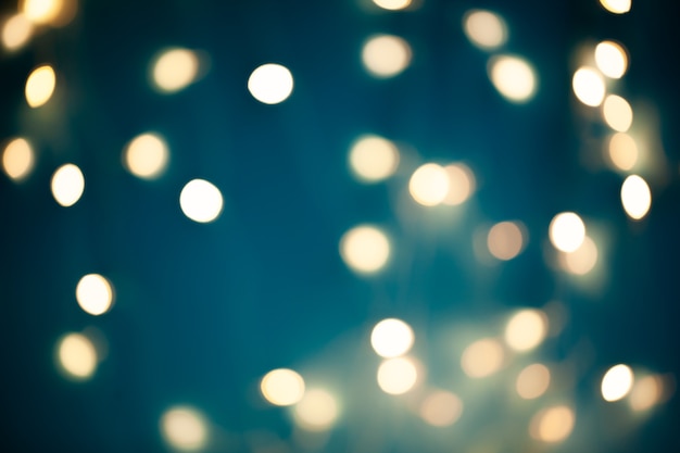 Bokeh abstrato de luzes de Natal