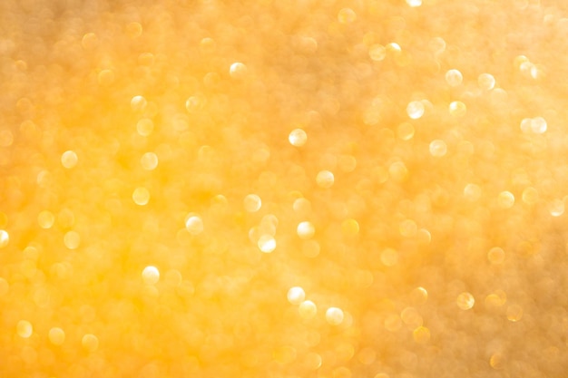 Bokeh amarelo e fundo desfocado com espaço de cópia