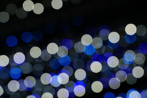 Foto bokeh azul abstrato