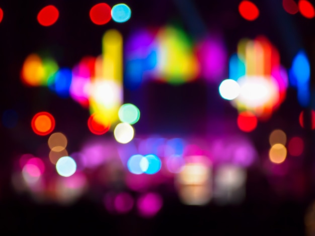 Bokeh beleuchtet buntes defocused