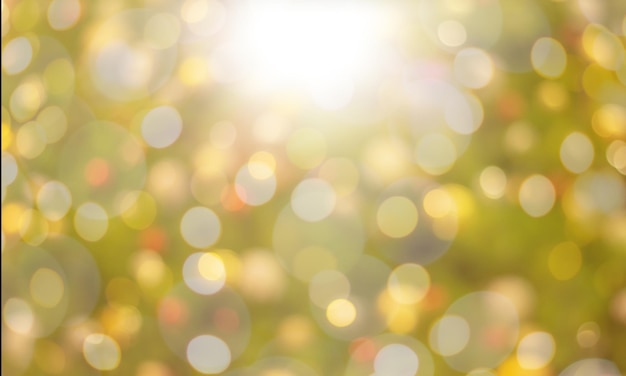 Bokeh blur gelb für App-Web-Design Webseite Banner-Illustration-Design