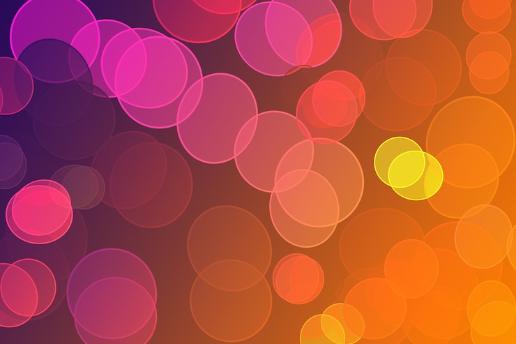 Foto bokeh de color hermoso