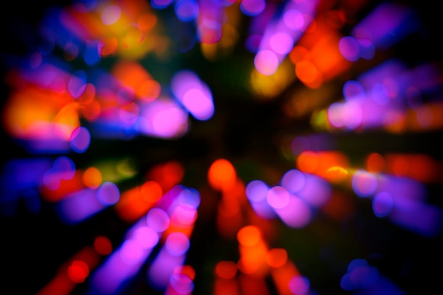 Bokeh de férias Fundo abstrato de Natal Bokeh abstrato colorido