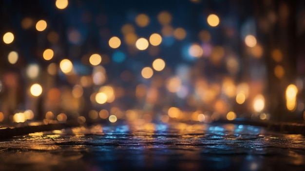 Bokeh de luzes