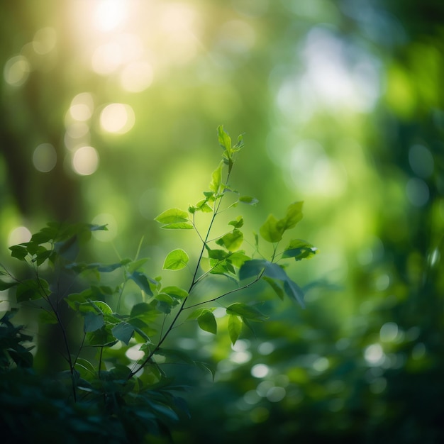 Bokeh Difuminado Naturaleza Hojas Árboles Orgánico