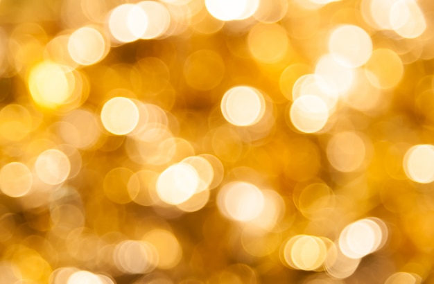 Bokeh dourado