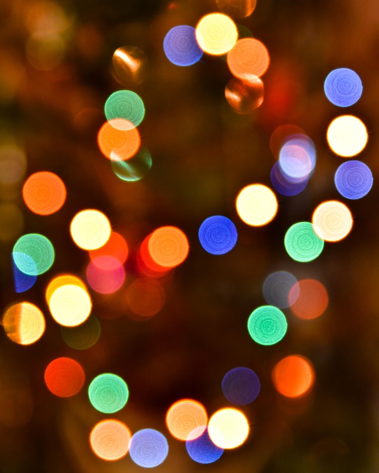Foto bokeh de fondo abstracto