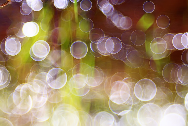 Foto bokeh fondo borroso verde hierba hojas